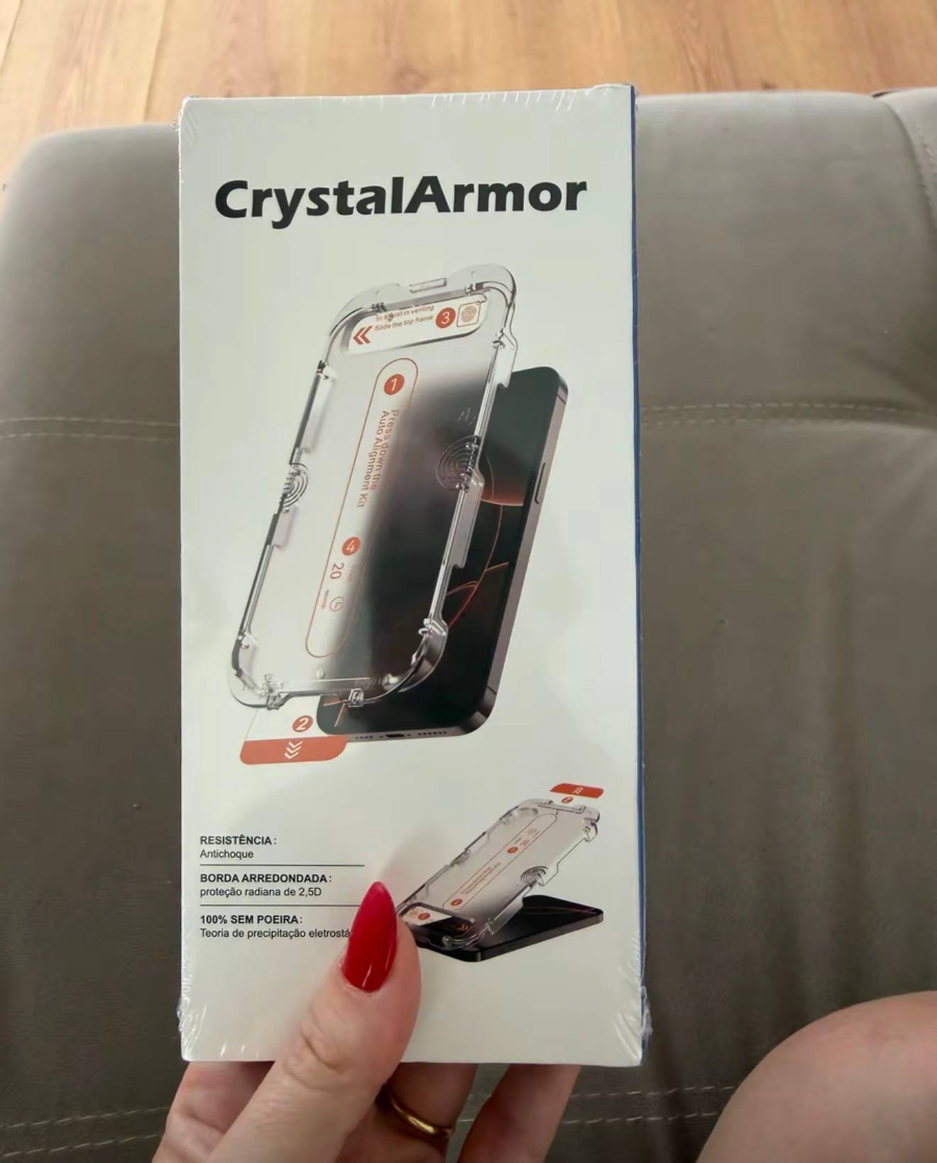 Kit Crystal Armor recebido por Marcelo Ferreira