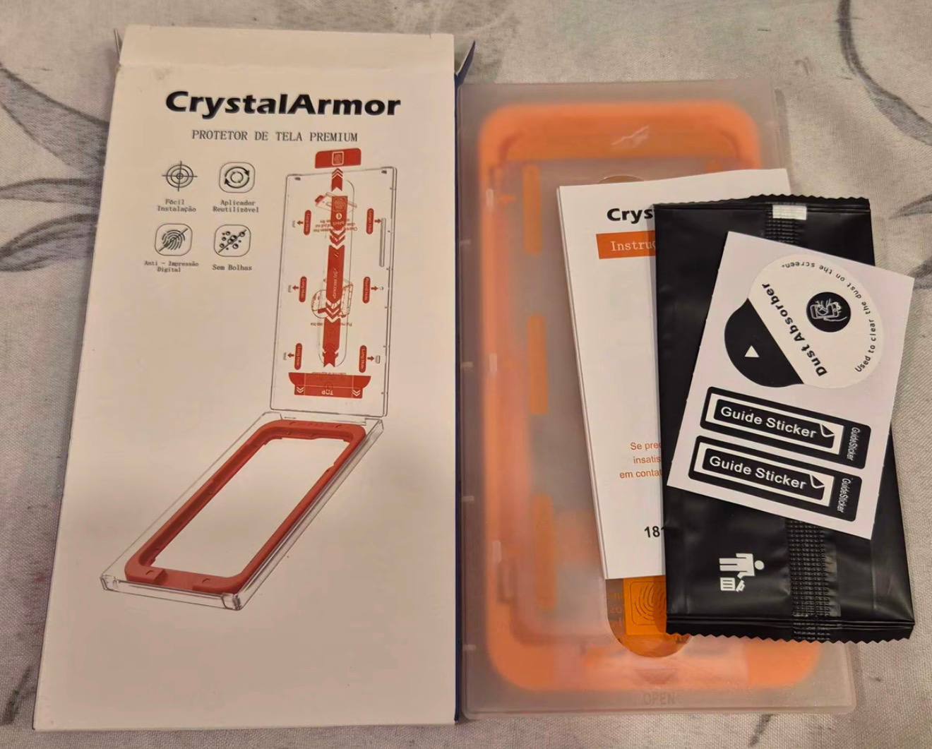 Kit Crystal Armor recebido por Juliana Martins